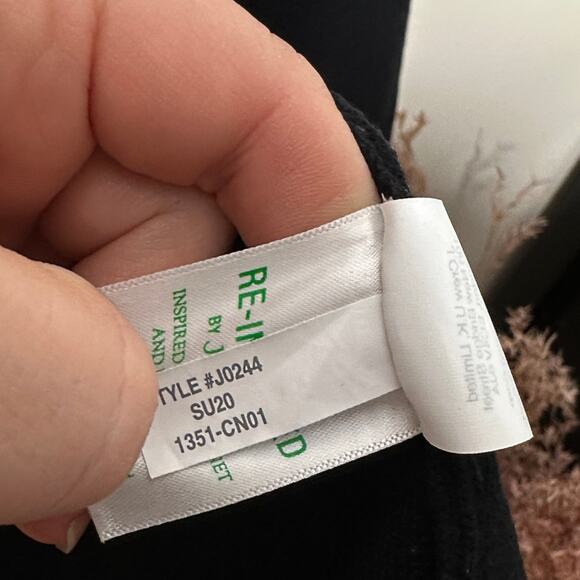 J. CREW Sophie Open Front Sweater Blazer Merino Wool Cotton Black Sz M {3E20} - Picture 6 of 6